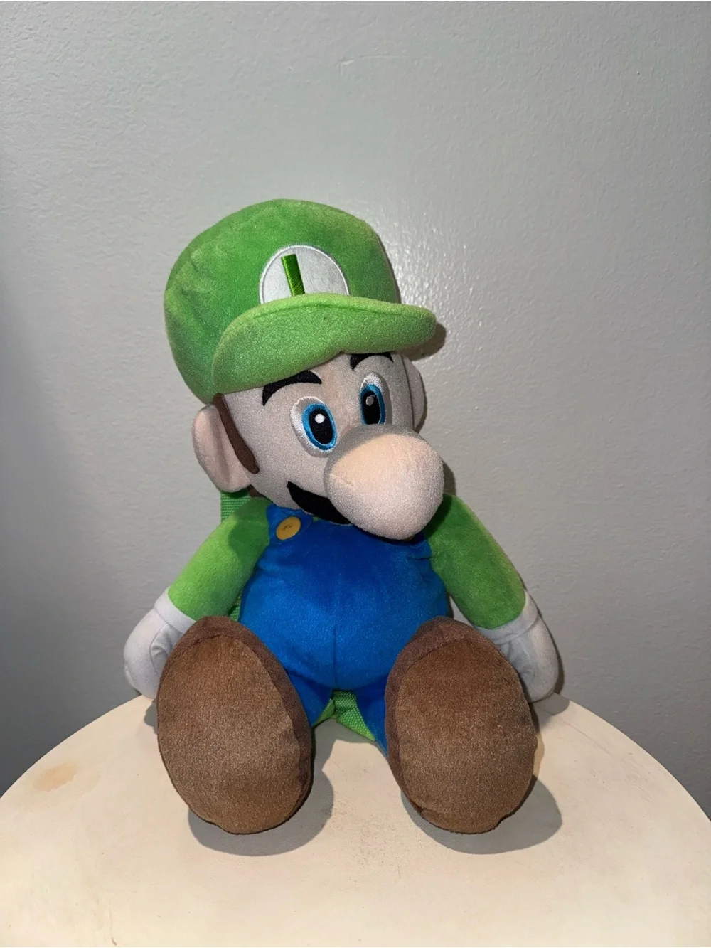 Nintendo super mario bros. 18” luigi plush doll with z